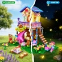Нов Конструктор Къща На Дърво LED 618 Части Горска Къщичка Играчка деца Идеален подарък, снимка 7
