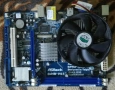 Продавам/Бартер Дъно ASRock G41M-VS3 с Процесор Intel Celeron 86 420 SL9XP, Охлаждане и Видеокарта !, снимка 1