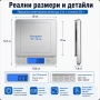Професионална точна електронна кухненска везна дигитален кантар за кафе храна добавки кухня до 2кг, снимка 6