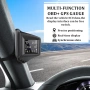 Head Up дисплей, автомобилен HUD P8, OBDII и GPS двойна система, снимка 11