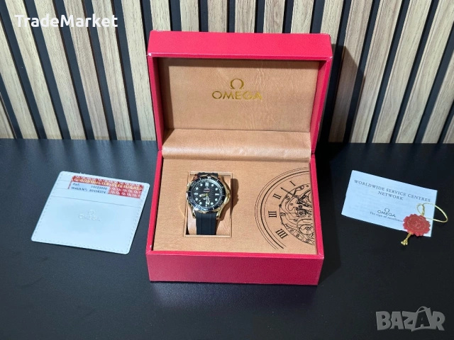 Нов Часовник Omega Seamaster Diver 300 42MM с кутия и документация