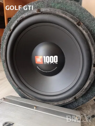 Бас каса JBL 12 + усилвател, снимка 4 - Аудиосистеми - 55536364