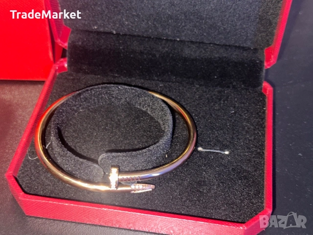 Нова Дамска Гривна Cartier Juste un Clou Bracelet с пълна опаковка, снимка 3 - Гривни - 54279452