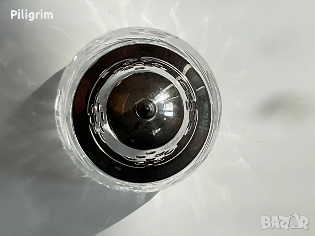 Диспенсър (ситник) за захарница Royal Brierley Crystal. Великобритания., снимка 7 - Кутии за храна - 55066722