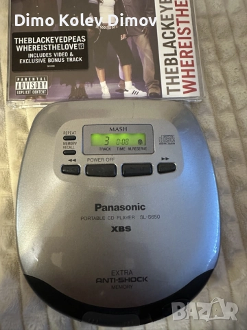 Panasonic SL S 650 Discman Rare! Osaka Japan 🇯🇵 