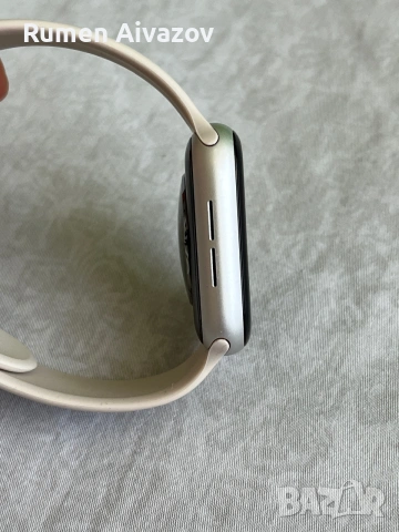 Apple Watch Series 6 44mm Silver + оригинален кабел, снимка 5 - Смарт часовници - 55189267