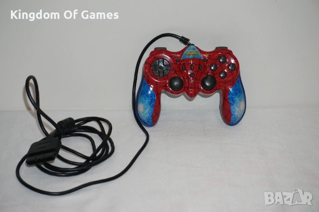 Оригинален Контролер Spider-Pad Marvel Naki за Playstation 2  ТЕСТВАН И РАБОТЕЩ, снимка 18 - Аксесоари - 54312209