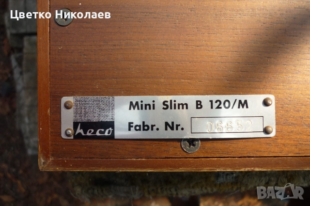 HECO Mini slim B 120/M , снимка 3 - Тонколони - 55243434