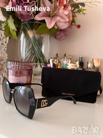 Dolce & Gabbana DG4377 501/8G – оригинални дамски слънчеви очила, снимка 6 - Слънчеви и диоптрични очила - 55403895