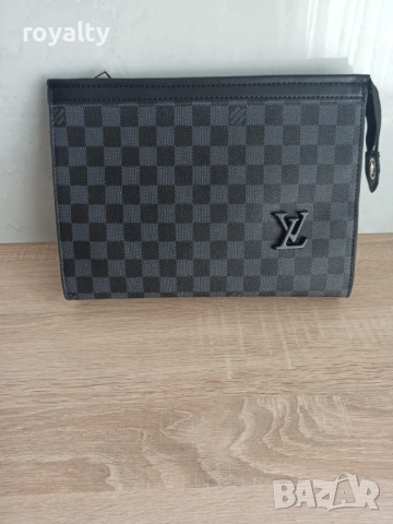 Louis Vuitton Нов Мъжки Кожен Клъч Различни Цветове Луи Витон , снимка 6 - Портфейли, портмонета - 54421959