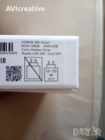 Smartphone GSM HONOR 400 SMART 5G 128/4 SILVER 6.77 ", 128 GB, RAM 4 GB, 50+2 MP, 5G, снимка 3 - Други - 54491777