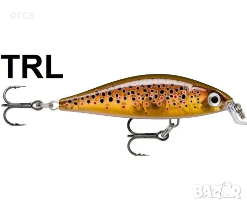 Воблер X-Light Minnow 5 см 4 г Rapala за пъстърва и кефал риболов, снимка 6 - Такъми - 55577384
