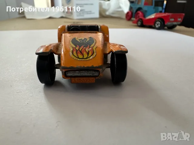 СТАРА РЕТРО МЕТАЛНА КОЛИЧКА MATCHBOX ENGLAND LOTUS SUPER SEVEN., снимка 3 - Колекции - 55425144