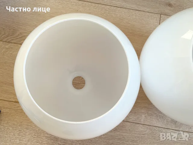 Стъклен абажур IKEA JAKOBSBYN, снимка 4 - Лампи за таван - 55595262
