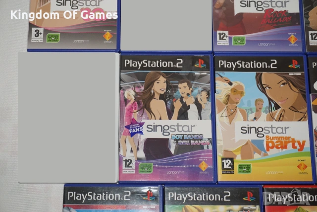 Игри за PS2 SingStar: 80's/Rock Ballads/Rocks!/Boybands vs Girlbands/EyeToy 1 2 3/Pop Idol/Buzz, снимка 4 - Игри за PlayStation - 54078078