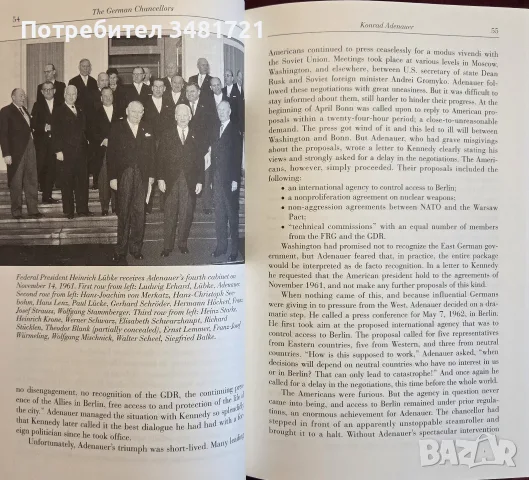 The German Chancellors, снимка 7 - Биографии, мемоари и спомени - 55362537