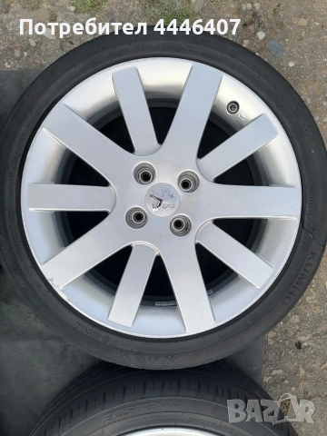 Оригинални джанти 17" 4х108 Peugeot, снимка 4 - Гуми и джанти - 55064106