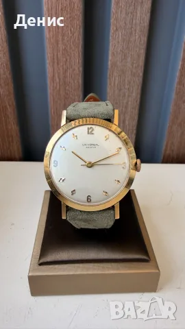 Universal Genève – 18K масивно злато – Vintage Swiss, снимка 6 - Мъжки - 55359893