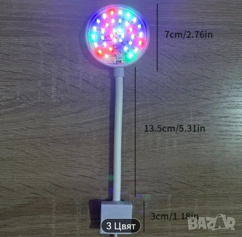 Продавам нова аквариумна лампа, снимка 4 - Оборудване за аквариуми - 53963883