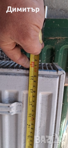 метален двоен радиятор, снимка 3 - ВИК - 54118020