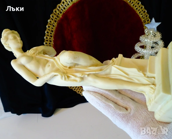 Статуя от алабастър,богиня Афродита,печат,голо тяло. , снимка 8 - Антикварни и старинни предмети - 54646058