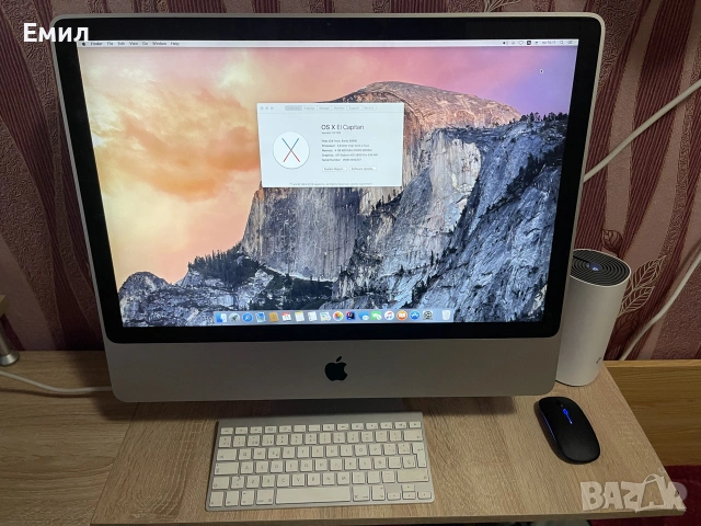Продавам Apple Imac 24 inch, снимка 3 - Работни компютри - 55161894