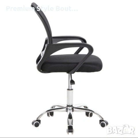 Ергономичен офис стол с дишаща мрежа и регулируема височина – комфорт през целия ден, снимка 17 - Столове - 54123967