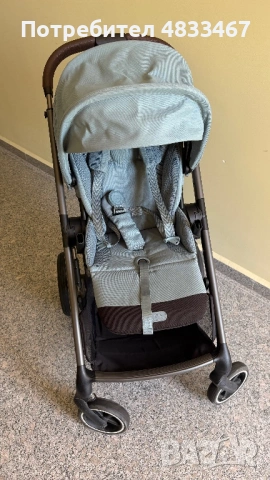 Бебешка количка Cybex Balios S Lux Stormy Blue , снимка 3 - Детски колички - 54618687