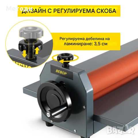 Ръчен ролков ламинатор за студено ламиниране до 750мм, снимка 2 - Друго - 54206734