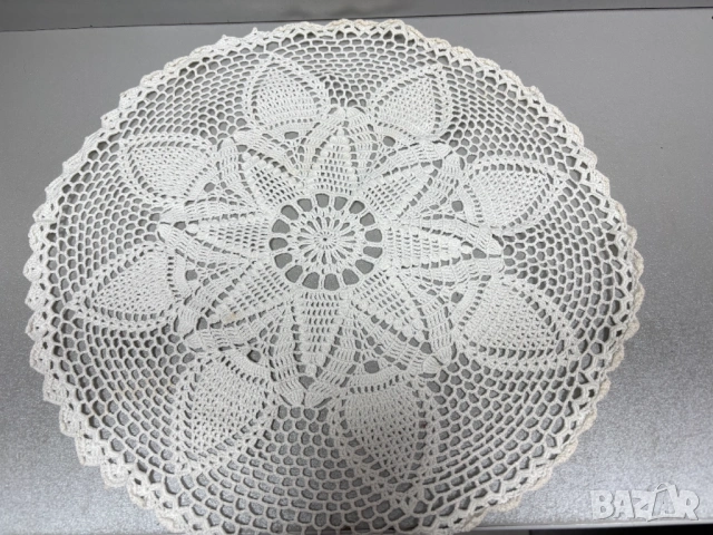 Карета плетени на 1 кука φ40 см. -ръчна изработка, снимка 8 - Декорация за дома - 54079532