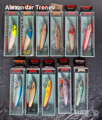 Воблери Rapala CDMAG-7,9,11,14,18, снимка 4 - Екипировка - 54168692