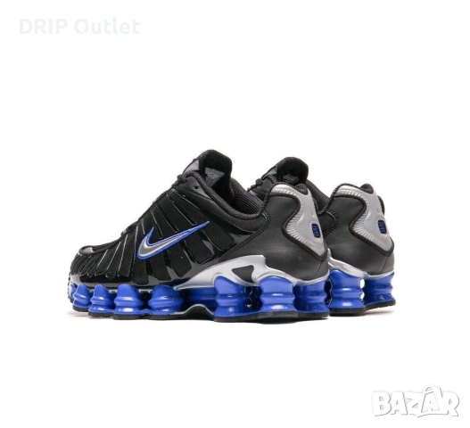 !НОВИ! Nike Shox TL | Black/Racer Blue | + КУТИЯ, снимка 5 - Маратонки - 55282840