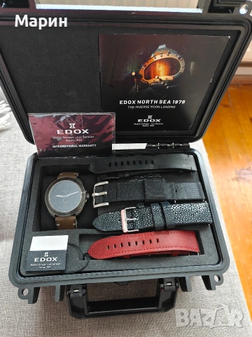 Бартер Edox North Sea 1978 Automatic , снимка 5 - Мъжки - 54577013