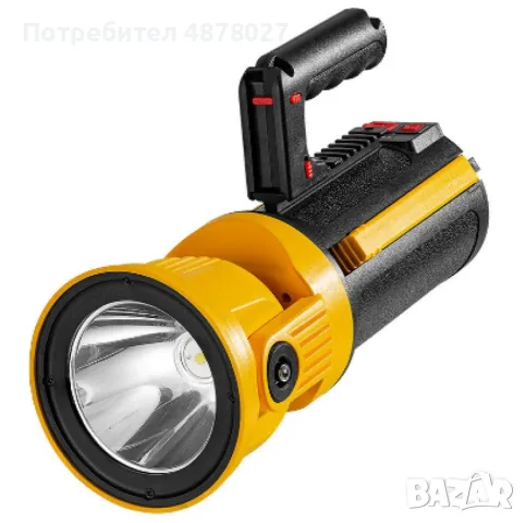 Мултифункционален LED преносим фенер 3200LM 4500mAh W5165-1, снимка 4 - Прожектори - 55637595