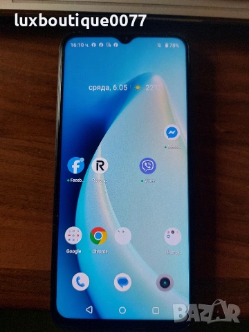 Realme C35 4GB RAM 4+1 64GB В отлично състояние!