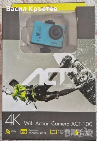 Екшън камера 4К TurboX ACT100