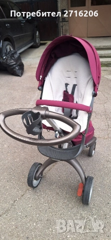 Продавам бебешка количка Stokke (летен/зимен кош и столче за кола ISOFIX ), снимка 5 - Детски колички - 54742191
