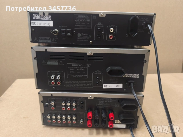 Усилвател Дек и Тунер Onkyo A-911 Onkyo K-611 Onkyo T-411, снимка 16 - Ресийвъри, усилватели, смесителни пултове - 55057977