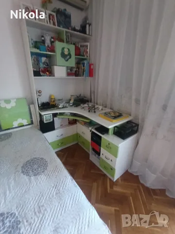 Детски легла комплект с бюро и гардероб, снимка 2 - Мебели за детската стая - 55682784