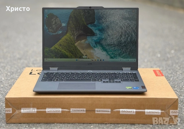 ГАРАНЦИОНЕН!!! Гейминг лаптоп Lenovo LOQ 15IRX9 – i5-13450HX, 32GB RAM, RTX 3050, 1TB SSD  