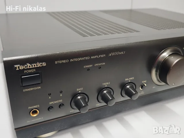 ретро Hi-Fi стерео усилвател TECHNICS SU-A600MK3, снимка 4 - Ресийвъри, усилватели, смесителни пултове - 55582788