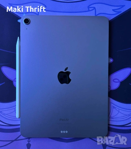 Ipad Air 5 10,9 + Apple Pencil + 4 Cases, снимка 2 - Таблети - 54556434