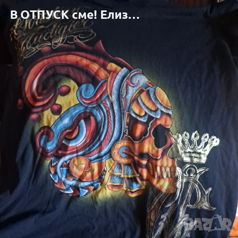 Тениска Christian Audiger Ed Hardy tattoo made in USA