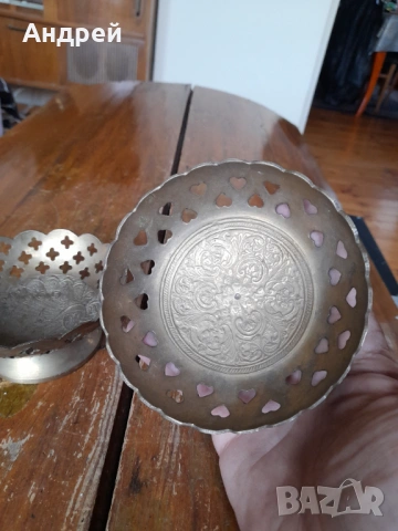 Стар бронзови купи, снимка 3 - Други ценни предмети - 54283119