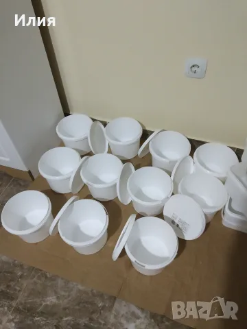 кофички от кисело мляко 2,500кг. подходящи за хранителни продукти. чисти и готови за употреба.