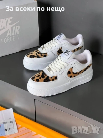 Nike Air Force 1 Дамски Бели Маратонки👟Дамски Спортни Обувки Найк Еър Форс 1 Код E1317