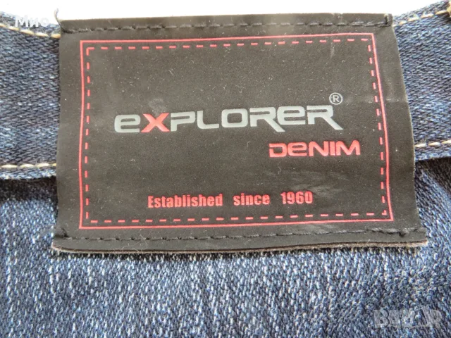 Нови тъмно сини плътни дънки Explorer, 28/32, снимка 7 - Дънки - 55675361