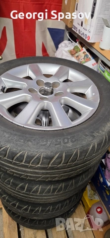 Алуминиеви джанти с гуми за Тойота Корола версо, снимка 17 - Гуми и джанти - 54051235