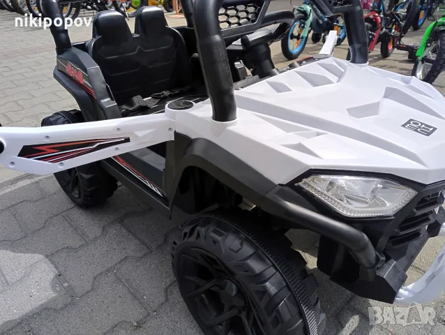 TEXAS акумулаторен джип FAST UTV бял, снимка 8 - Детски велосипеди, триколки и коли - 55440122