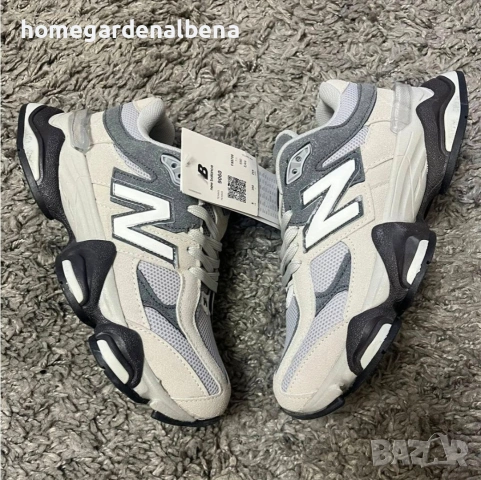 Маратонки New Balance 9060 бежово сиво 40 41 46 chunky sole